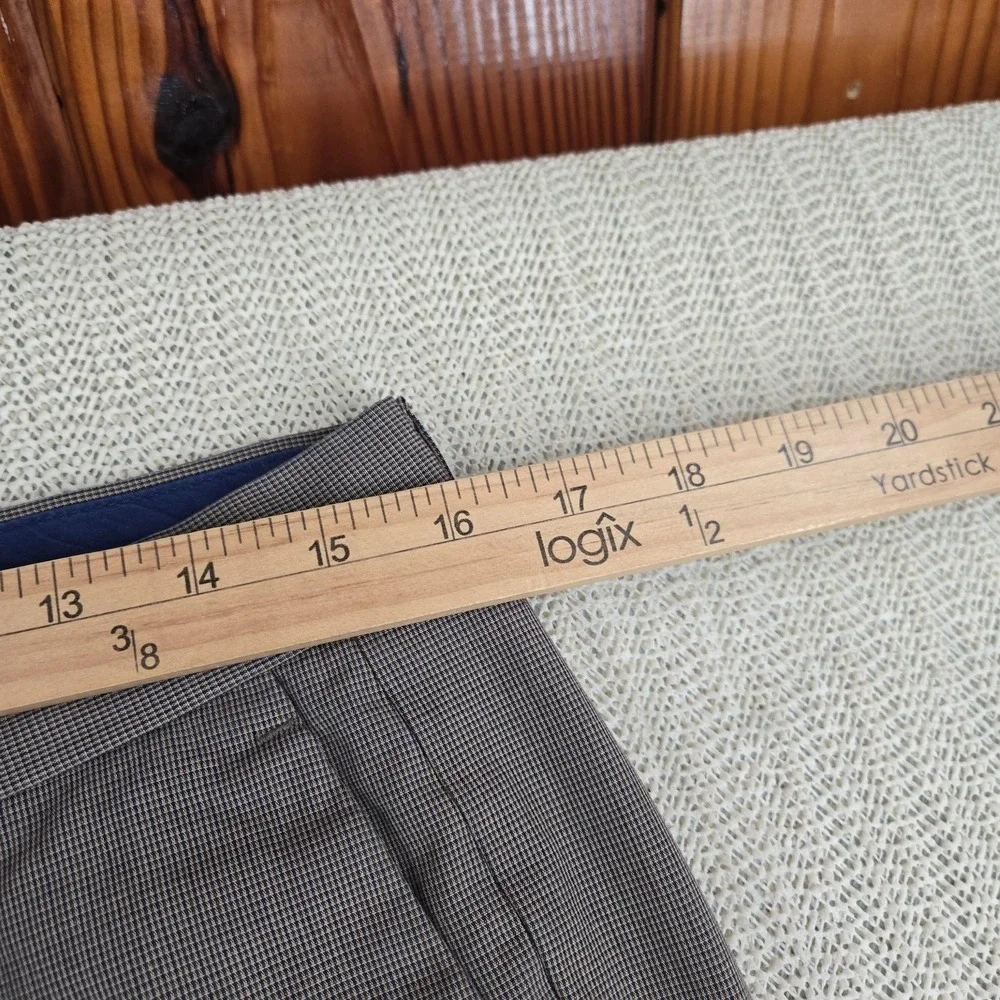Banana Republic Dress Pants Mens‎ 32x32 Brown Gray Non Iron Tailored Slim Fit